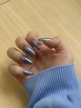 ディーネイル カナヤマ(DEE nail kanayama) 水色系×キラキラのネイルが好きです!