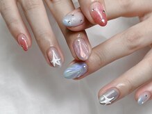 シマー(Shimmer)/夏ネイル