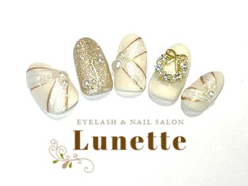 アイラッシュサロン リュネット(Eyelash salon Lunette)/クリスマスネイル　8900円