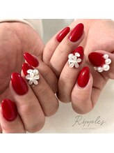 リップルズ(Ripples)/冬のキラキラネイル