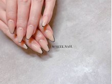 ホワイトネイル 武蔵小杉店(WHITE NAIL)/スキニーフレンチ/パラジェル