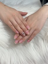 チークネイル/リボンネイル