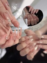 キラキラ輝くワンホン風ロング