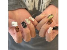 アネモネネイル(anemone nail)の雰囲気（持込出来る範囲で対応♪お色は混ぜてオリジナルをお作りします★）