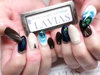 プロフェッショナル ネイルサロン ラヴィアス(LAVIAS)/【ジェル】お好きなアート6本