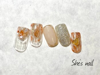 シーズネイル 渋谷店(She's nail)/新規お客様オフ込み6500円