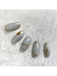 ミラー×サンドネイル