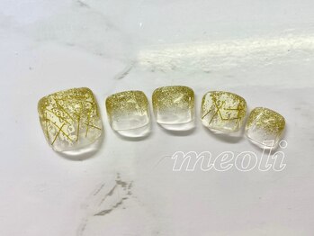 ミオリィ(meoli)/ラメグラデーションアート