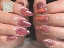 ネイルセッション(nail session)/パープル×ピンク　マグネット