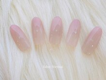 バレンタインネイル