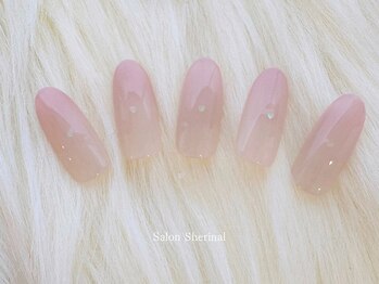 バレンタインネイル