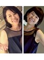 ヨサパーク ミミ 高野店(YOSA PARK mimi) 同じ服を着た2年前の私(左)と今の私(右)今の方が若く見える