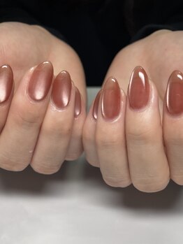 エストティビ 桑名(Estotibi)の写真/シンプルでも満足したい方におすすめ★【ハンド】マグネットワンカラー￥8000→￥6500[桑名/四日市/ネイル]