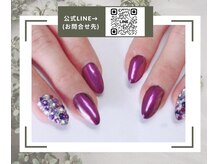 アーラ バイ ヴィアルーチェ(aLa by VIALUCE)/秋冬☆個性的ミラーネイル