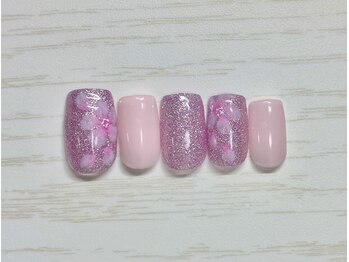 サビーハネイル(Sabiiha nail)/ふんわり桜ネイル