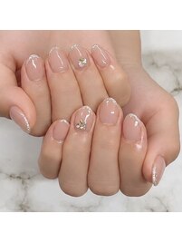 スキニーフレンチネイル★上品