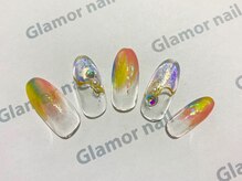 グラマーネイル(Glamor nail)/3Dホログラム×グラデ