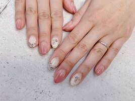 フラワーデザインネイル