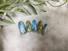 ネイルサロン ネイルクク(Nail KUKU)/７月ゴージャス