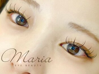 マリアアイビューティー 西梅田(Maria Eye Beauty)の写真/梅田・西梅田近くで大人気!【束感マツエク☆フラットラッシュ】毛質やカール長さ等種類を豊富にご用意♪