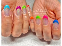 エアネイル(eA NAIL)/フレンチ/ネオン/フラッシュ