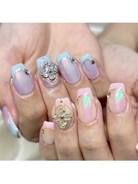 デザインフレンチネイル☆