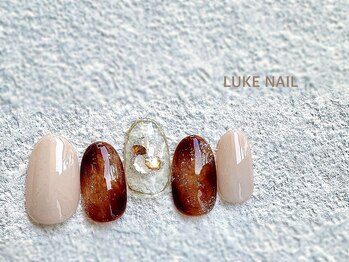 ルークネイル 恵比寿店(LUKE NAIL)/クリアニュアンスべっこう　秋冬