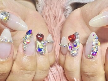 オーロラキラキラネイル