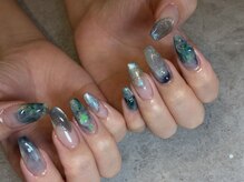 ユイリー(Yuily)/梅雨ネイル/ニュアンスネイル