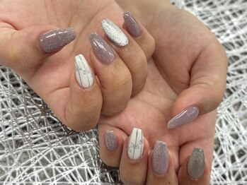 ディーネイル 池袋(D-nail)/〇リボンネイル