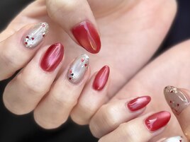 ハートホロガーリーネイル