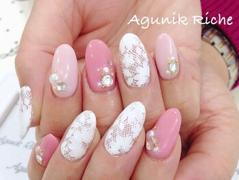 アグニークリッシェ(Agunik Riche)/【レースネイル】