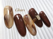 ビューティーネイルサロン クリアーズ(Clears)/ブラウニーニュアンスネイル