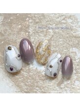 ネイルサロン クイル(QUILL)/1月ホワイト（３）