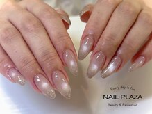 ネイルプラザ 河原町OPA店(NAIL PLAZA)/ちゅるんマグ×ラメミックス