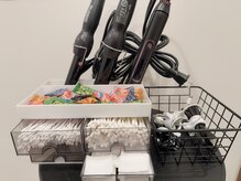 コテやアイロン、充電器貸出ございます♪(ドライヤー無し)