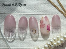 プラスネイル 銀座中央通り店(PLUS NAIL)/【3205】フラワーネイル