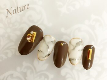 ネイルサロン ナチュール(Nature)/大理石ネイル