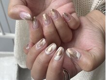 イビズ 新宿店(eviz)/ちぐはぐネイル