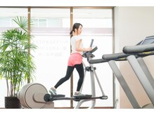 リーフィットネス 富士店(Le-Fitness)の雰囲気（効率よく脂肪を燃焼させるため加圧の後は有酸素マシン自由です！）