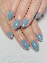 ミンナ(Minna)/ワンカラー+ラメライン