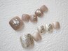 【フットジェル】甘皮ケア＋パラジェル＋ちょこっとデザイン￥12100→