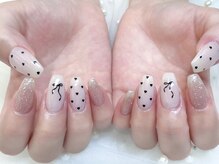 アコテアット ネイル アイ(acote @)/ハートホロネイル/担当平田