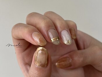 ミエレ(miele)/ブラウンアイボリーニュアンス