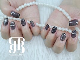 黒シースルーネイル♪♪