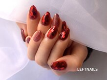 レフトネイルズ(LEFTNAILS)/冬ネイル/マグネットフラッシュ