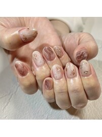 水彩ニュアンスネイル