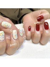 ナンバーネイル 大分中央町店(N° nail)/doodle/らくがきネイル