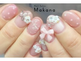 フラワー＊リボンネイル