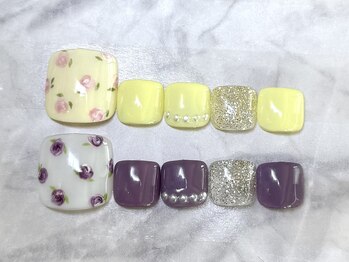 ネイルサロン ブリオン(Nail Salon Bullion)/リリカルローズネイル